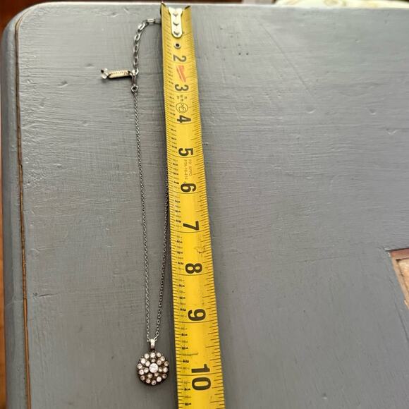 Mariana Crystal Guardian Angel Pendant Necklace - Picture 5 of 10